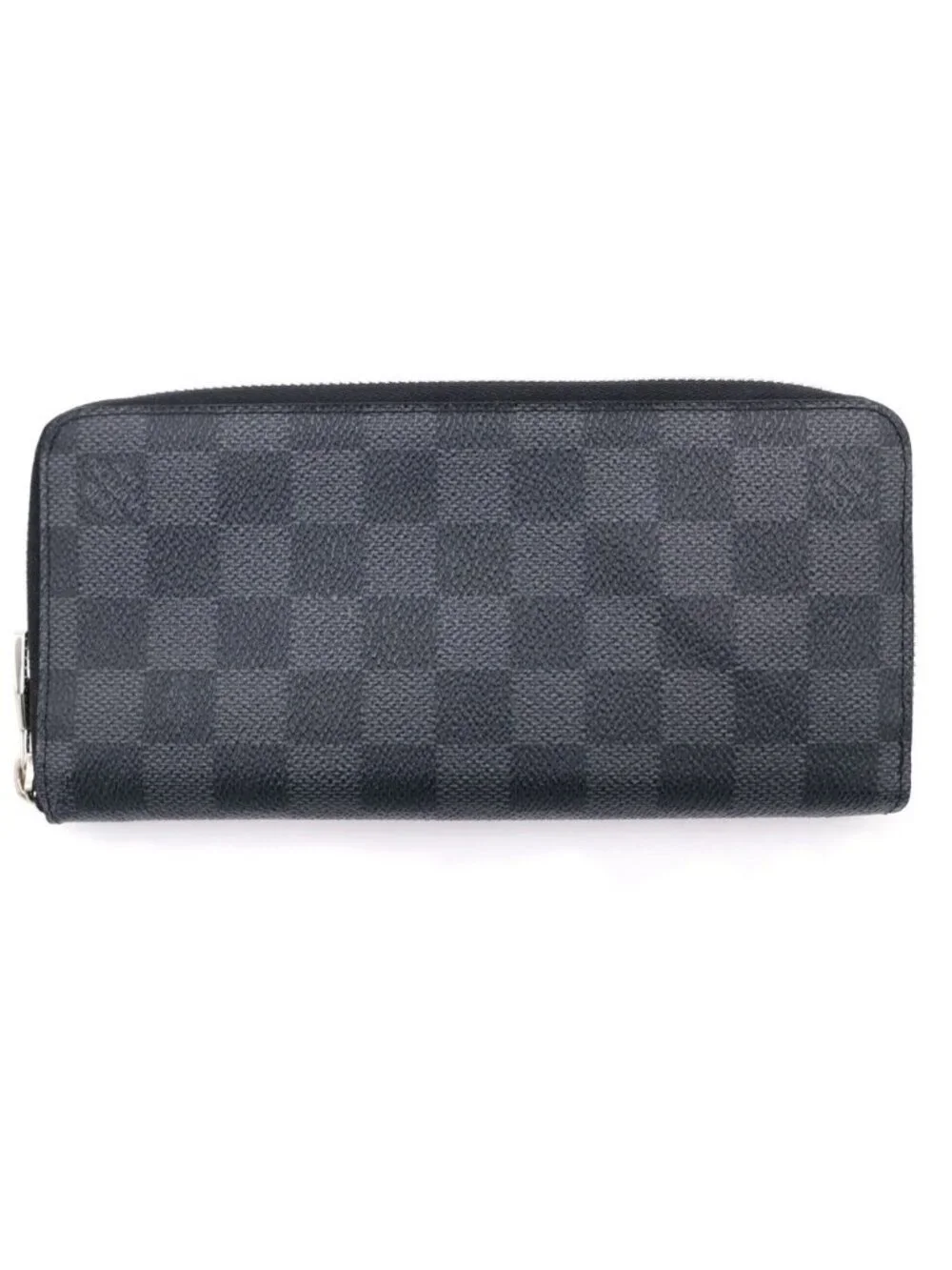 Louis Vuitton Damier Zippy Wallet Zip Around Black